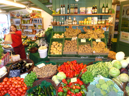 The Victaulic Markt Platz: Vegetables.